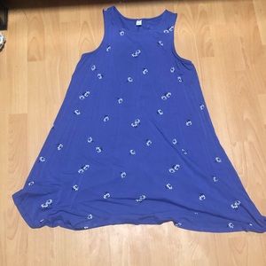 Old navy floral tank dress (L)
